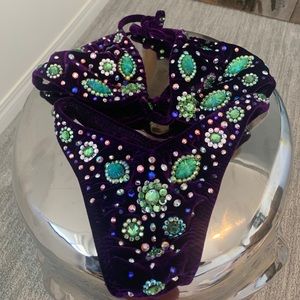 Bikini velvet competition suit